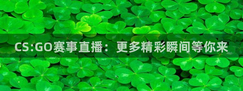 天美娱乐注册平台：CS:GO赛事直播：更多精彩瞬间等你来