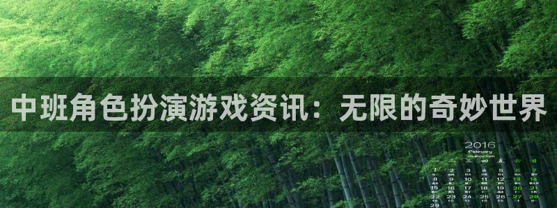 天美娱乐下载链接：中班角色扮演游戏资讯：无限的奇妙世界
